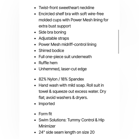 Women’s size 20, swim dress - Picture 6 of 6